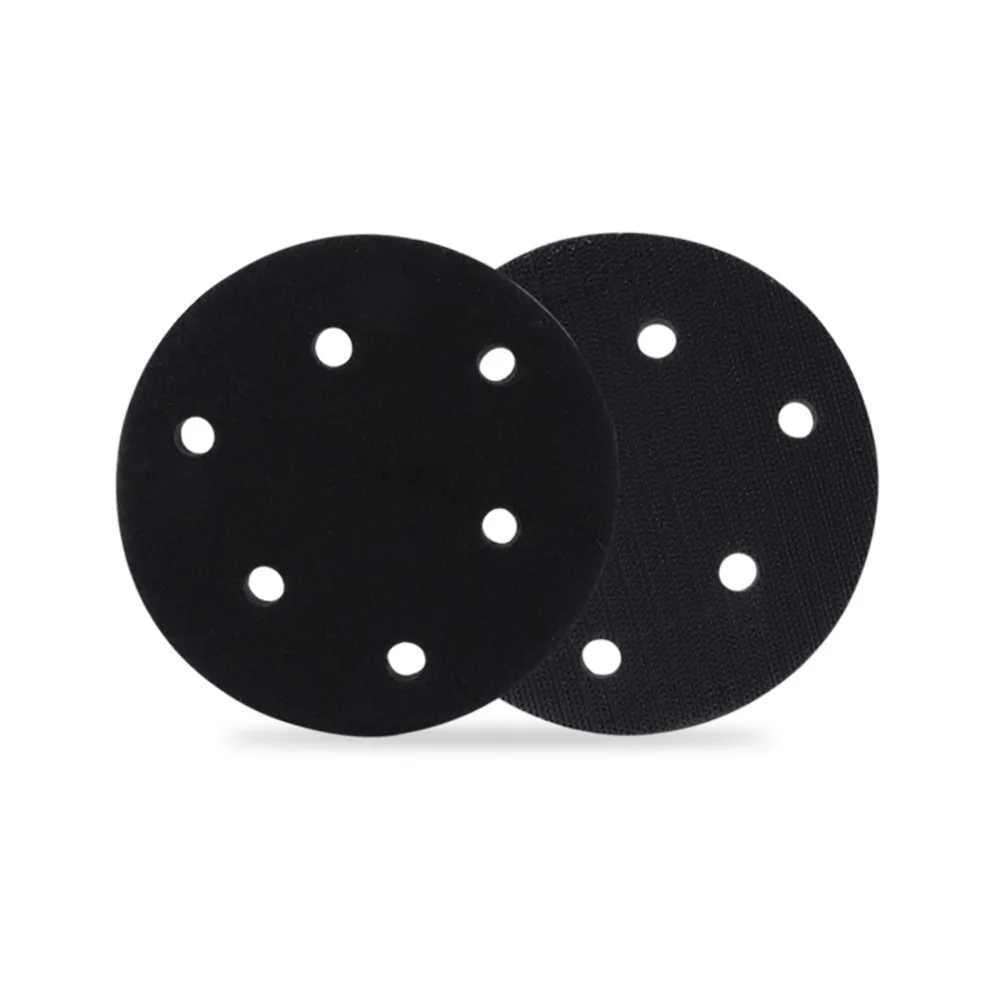 Brand New Self-adhesive sander cushion pierced sponge pad for sanding polishing machine 5/6 inches