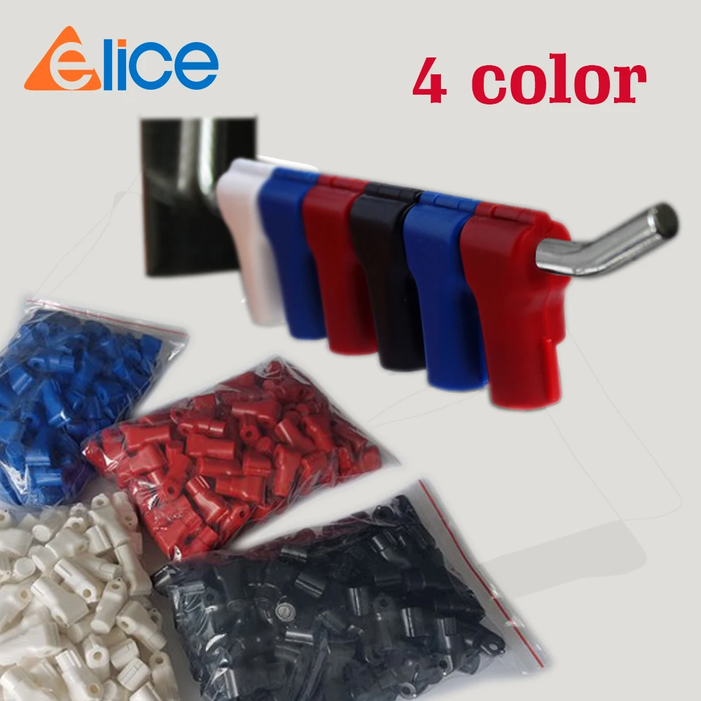 Free choose one of  4 color 100 pcs/Bag EAS Security Euroslot hook stop lock hook anti theft Euro tags of retail store-JSK-021