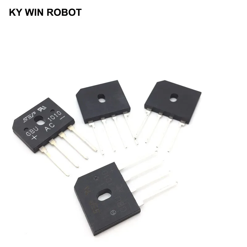 5PCS 10A 1000V DIP-4 diode bridge rectifier GBU1010