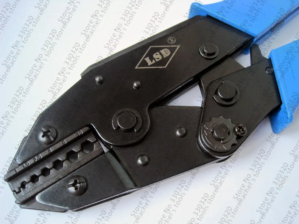 LS-110TX مسدس نوع اسئلة غير معزول محطة العقص أداة ، تجعيد مجموعة 1-10mm2