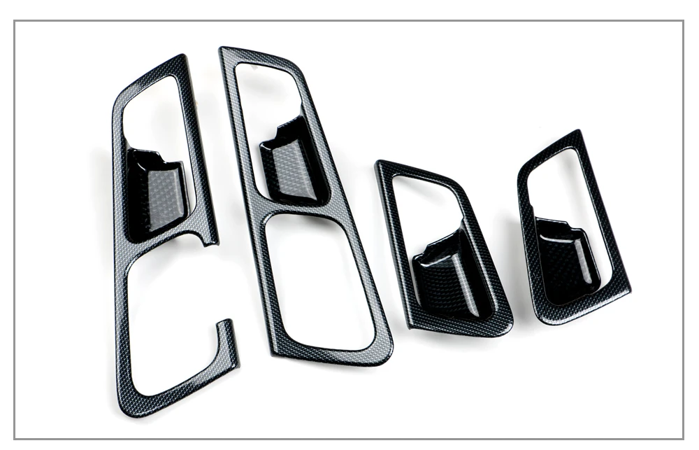 Para KIA Sportage 4 QL 2016 2017 2018 2019 2020 2021 manija de cuenco de puerta Interior de coche cubierta de marco embe