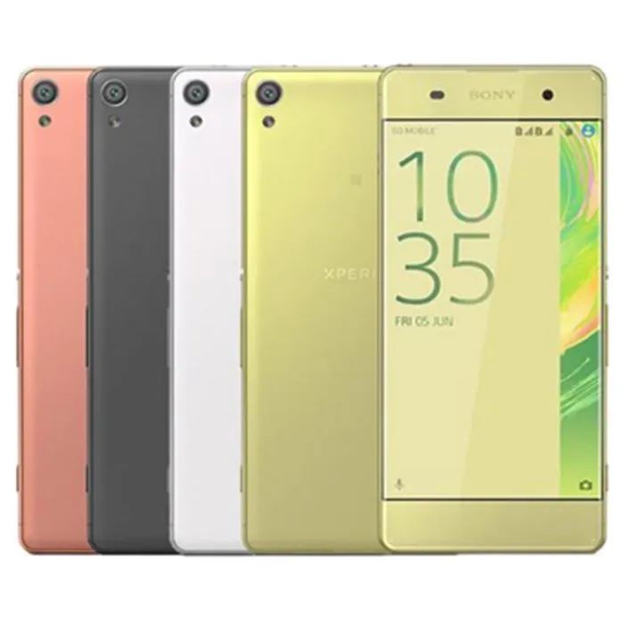 هاتف محمول سوني اكسبريا XA أصلي غير مقفول مقاس 5.0 بوصة F3111 F3112 بشريحتين/مفرد يعمل بنظام الأندرويد مزود بذاكرة داخلية 16 جيجابايت ومعالج ثماني النواة وخاصية WIFI