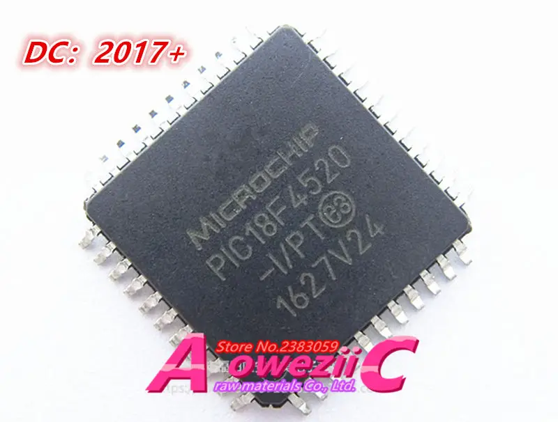 

Aoweziic 2018+ 10 PCS 100% new imported original PIC18F4520-I/PT PIC18F4520-I/pt PIC18F4520 TQFP44 8 bit microcontroller chip