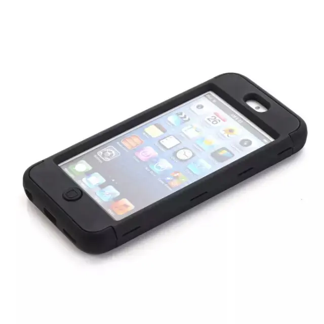 black shockproof anti-shock hybrid hard cover case for ipod touch 6/touch 5/touch 7