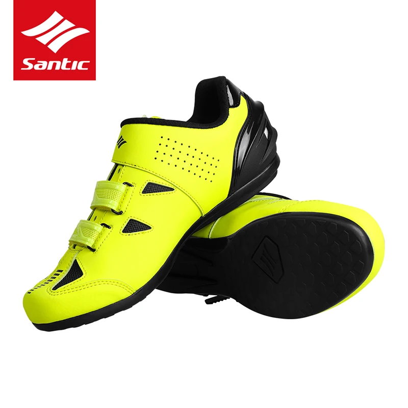 SANTIC Cycling Bike Bicycle Shoes Sneaker Breathable Outdoor Sport Professional Road Bicycle Shoes Non-Slip No-Lock Equipment