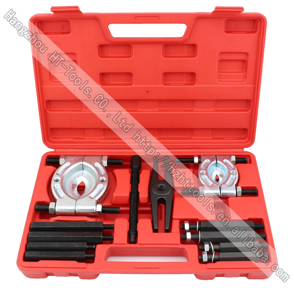 

Two Sets Bearing Separator Puller Set Splitters Remove Bearings Housing Kit