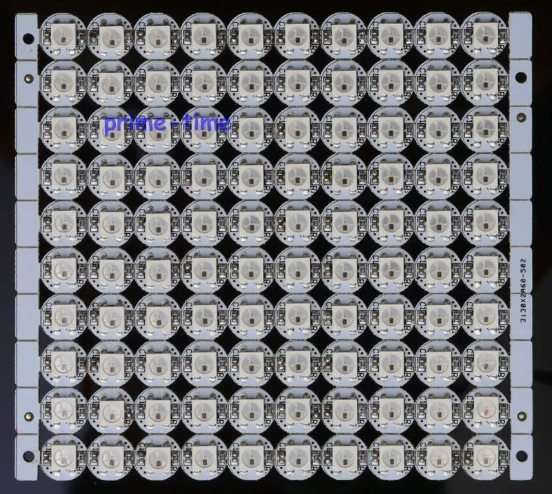 

10-1000pcs/Lot! 5V WS2812B Built-in WS2811 IC LED Chip 5050 SMD individually addressable with mini PCB board (10mm*3mm) Heatsink