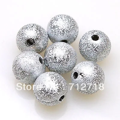 Loose beads,wrinkle beads 4mm Shimmering round plastic Beads, stardust bead sold of one pkg