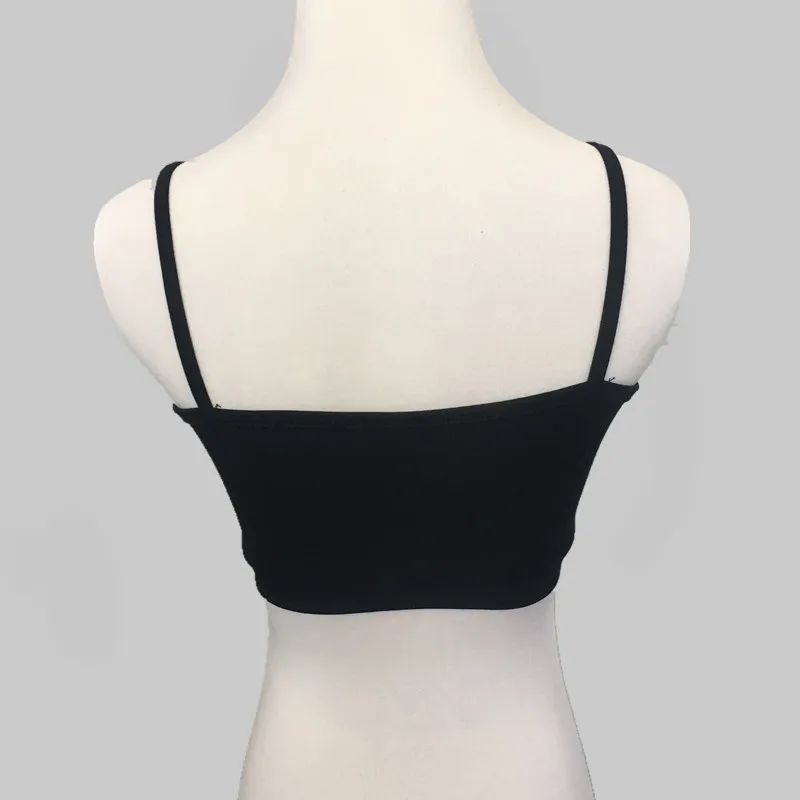 New Sexy Women Cross Strappy Tank Tops Cut Out Bra Bustier Crop Top Bralette Strappy Cropped  Tank Tops Camisole Female T Shirt