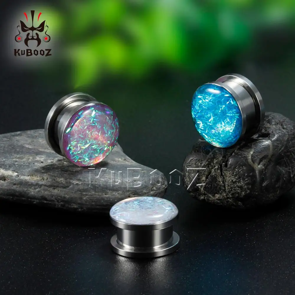 

Wholesale Price Stainless Steel Magic Color Ear Plugs Tunnels Gauges Body Piercing Jewelry Screw Stretcher Earrings Studs 40PCS