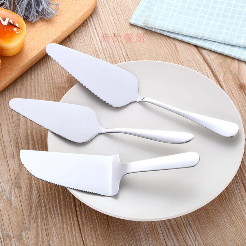 1pc Cake Server 3 Pc 18-22.5cm Length Stainless Steel Serrated Edge Blade Cutter Pie Pizza Server Cake Cutter Custom logo