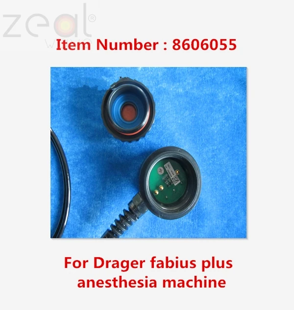 For Drager Fabius Plus Anesthesia Machine Breathing Oxygen Battery continuous Wiring Adapter 8606055