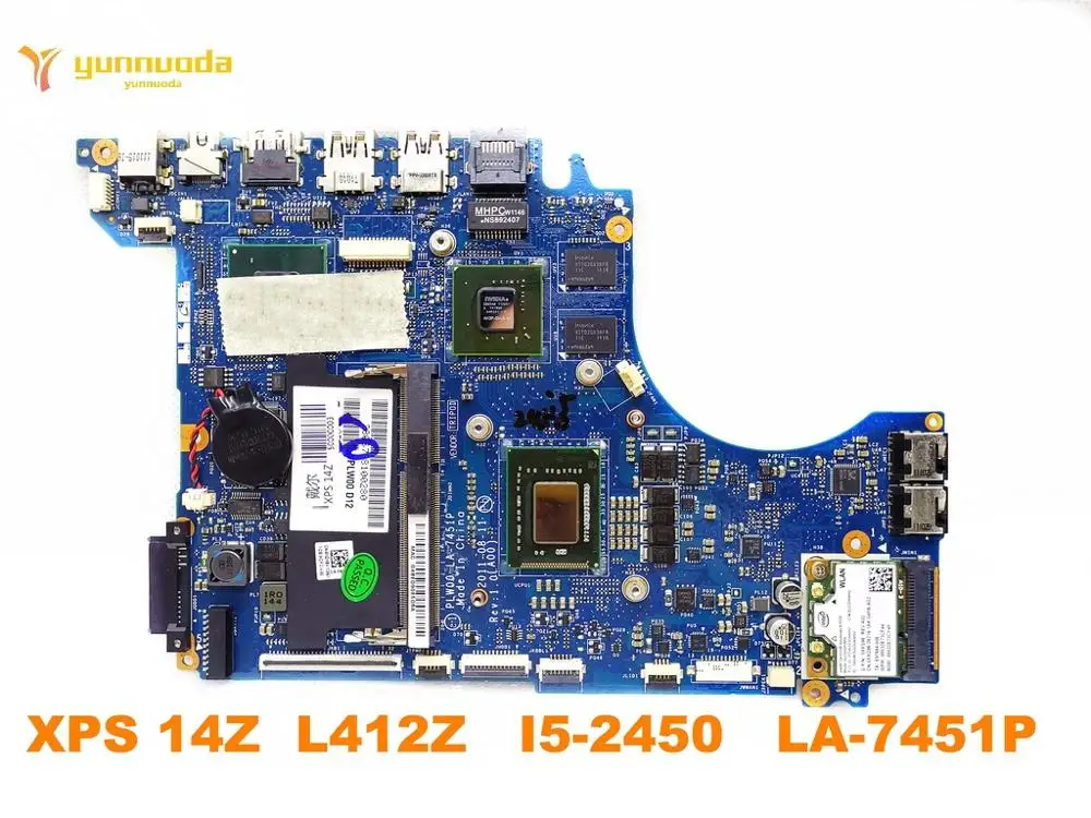 

Original for DELL XPS 14Z L412Z laptop motherboard XPS 14Z L412Z I5-2450 LA-7451P tested good free shipping