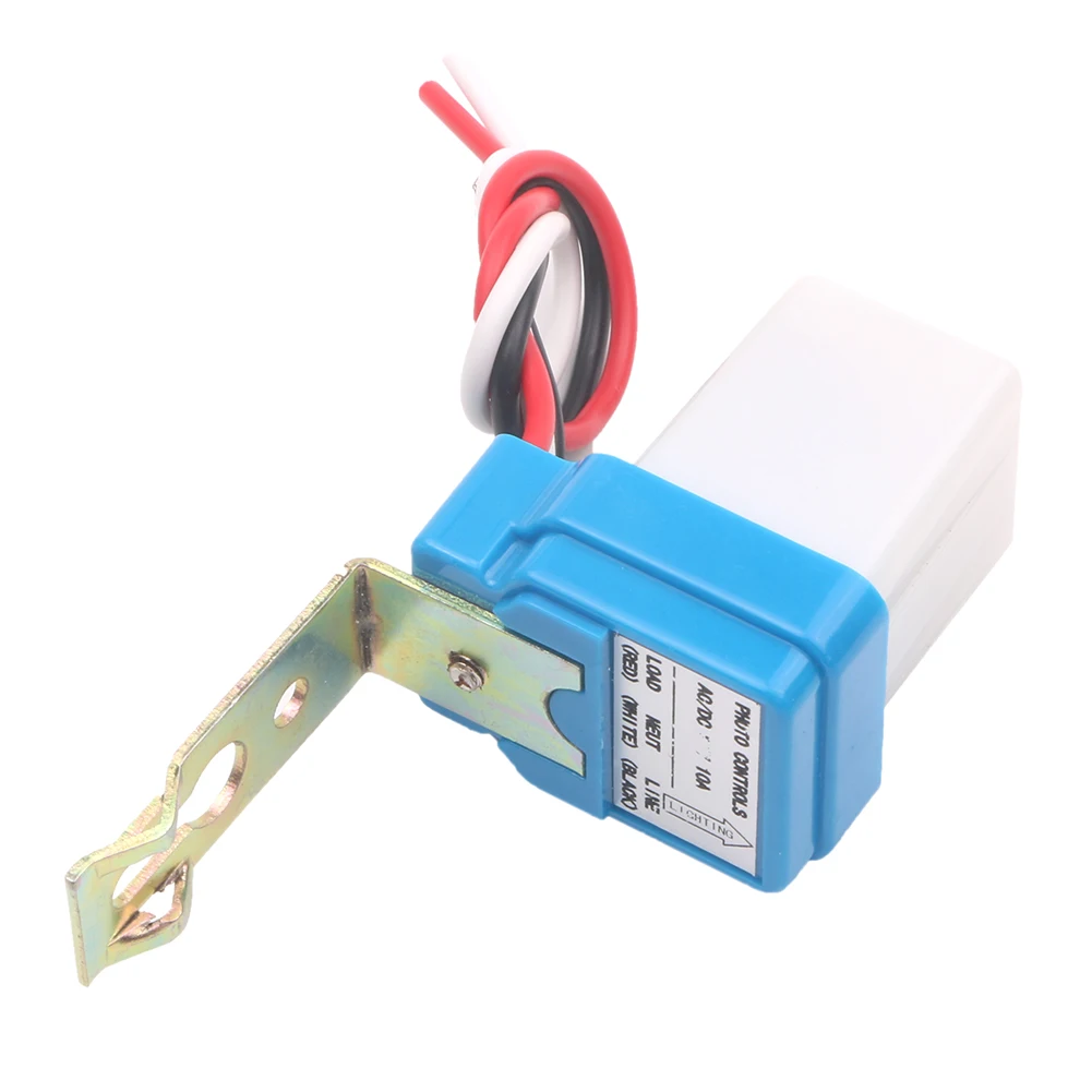 AC DC 10A Photoswitch Photocell Street Light Lamp Auto On Off Sensor Switch 12V 24V 110V 220V