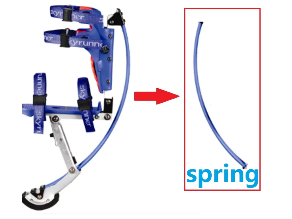 Acessórios peças Primavera para palafitas crianças canguru sapatos Skyrunner salto Stilt peças de material de brasagem de carbono