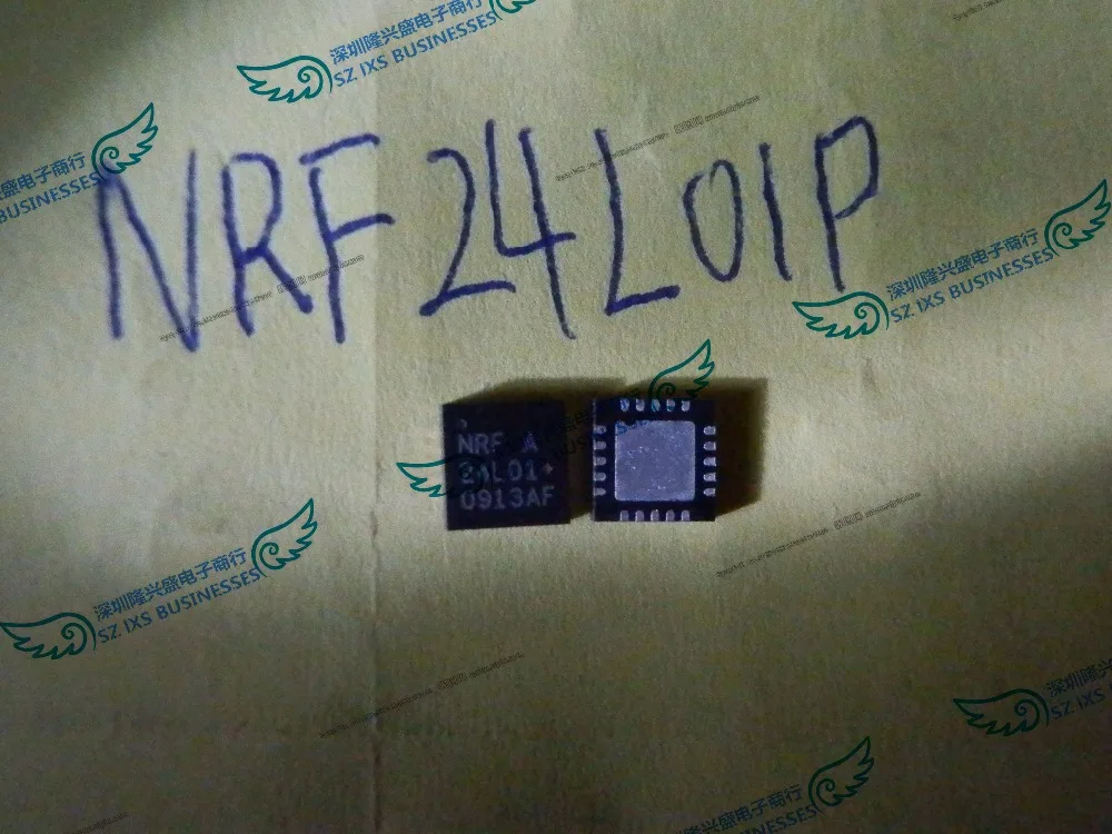 20PCS/LOT NRF24L01 NRF24L01+ NRF24L01P QFN20 IC RF TRANSCEIVER 2.4GHZ