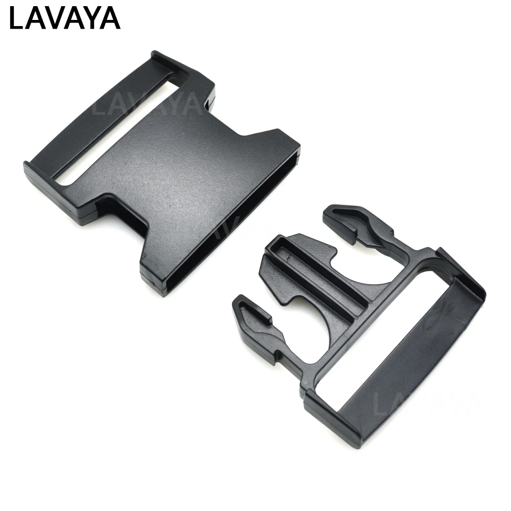 1pcs Webbing Size 60mm Plastic Flat Side Release Buckles Adjustable Straps