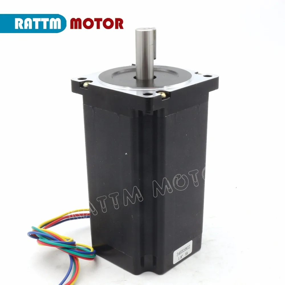 

Nema 34 stepper motor 3D printer 1600Oz-in 5.0A 154mm 2-phase 34HS5802