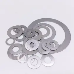 100Pcs Shim Washers Stainless Steel ID 3mm 4mm 5mm Flat Washer Ultrathin Gasket Thin Shim