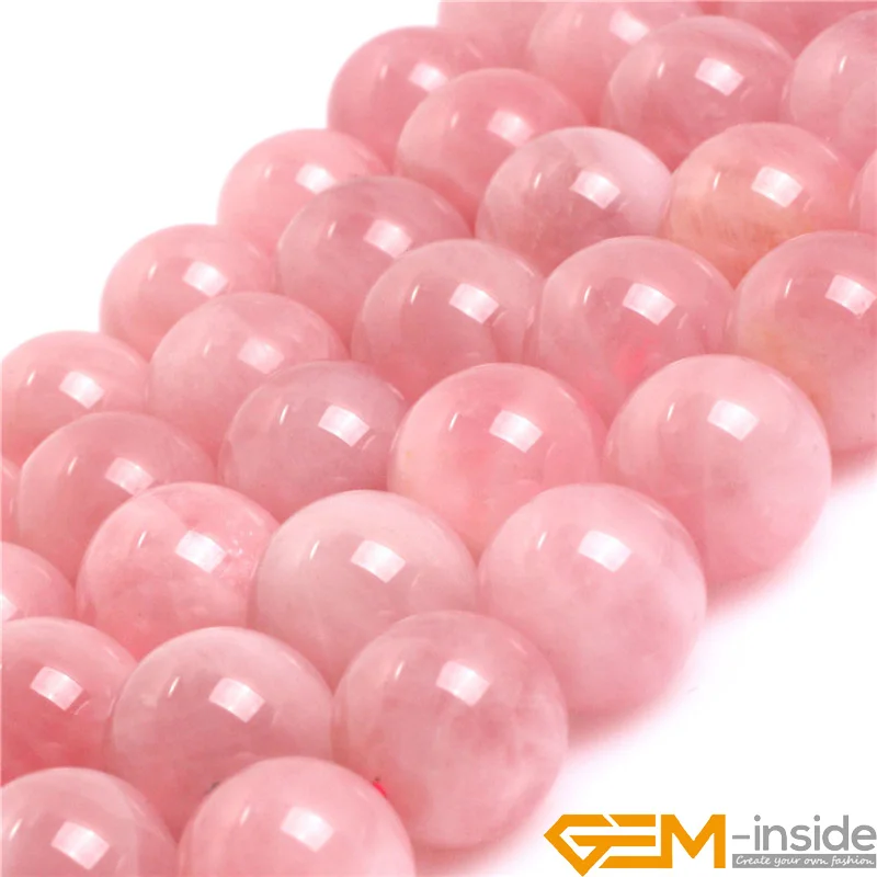 Natural Stone Madagascar Rose Quartzs Beads For Jewelery Making DIY Jewelry Bead For Bracelet Necklace Design Strand 15 Inch