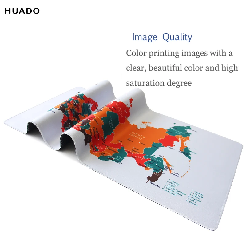 Russian map Large Mouse pad 90x40cm gaming play mats overlock Natural Rubber Keyboard Mat for notebook PC computer