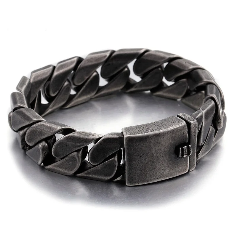 

Hot titanium steel men 's jewelry simple wild men' s bracelet stainless steel jewelry wholesale