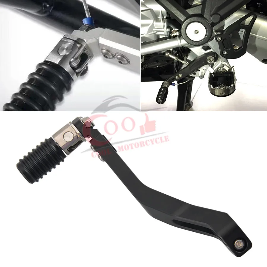 

Motorcycle Aluminum Adjustable Folding Gear Shifter Shift Pedal Lever For BMW F650GS F700GS F800GS F800GS ADV