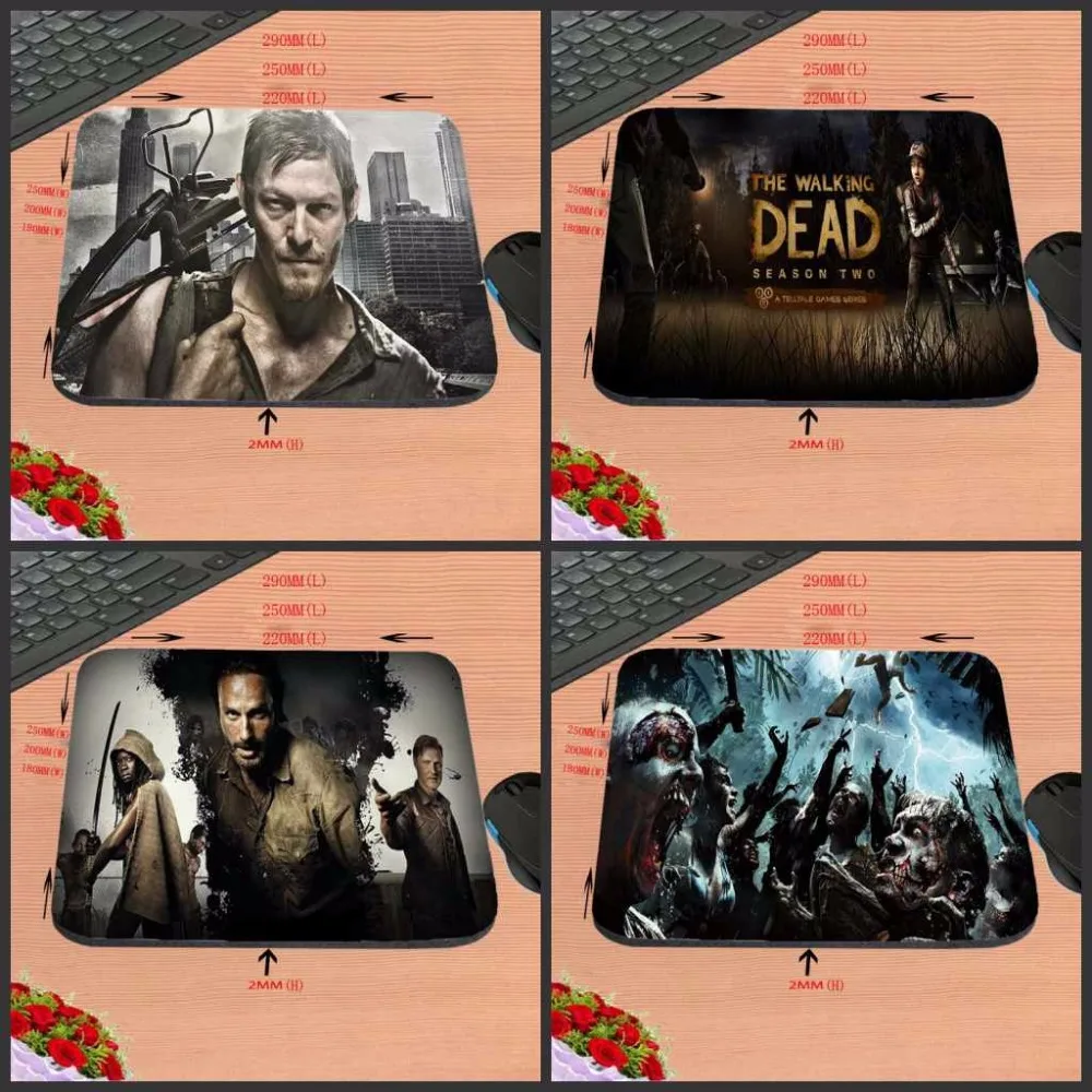 Mairuige The Walking Dead Anti-Slip PC Laptop Mouse Pad Office Computer Table Mat Gamepad Desk Accessory Mouse Pads Playmat