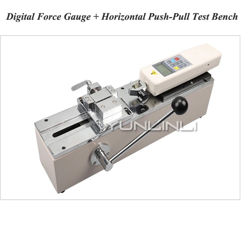 

HPH Push-pull Force Meter Manual Horizontal Test Machine Test Tool Holder Terminal Harness Tensile Pull Force Test Equipment