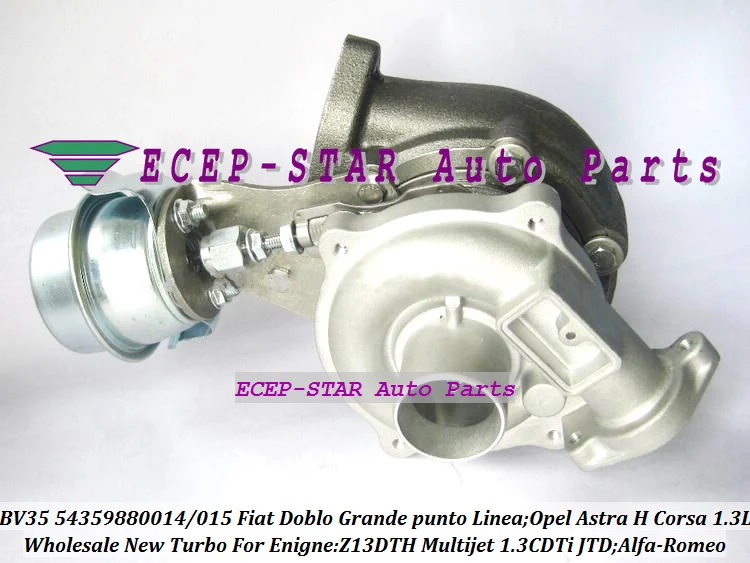 BV35 54359880014 54359700014 Turbo For Fiat Doblo Grande punto Linea For Alfa-Romeo For Opel Astra H Corsa Z13DTH Multijet 1.3L