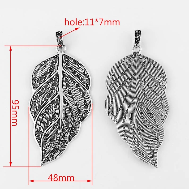 2pcs Filigree Lacework Open Heart Flower Leaf Star Mondala Daisy Pendant For Necklace Jewelry Making Findings