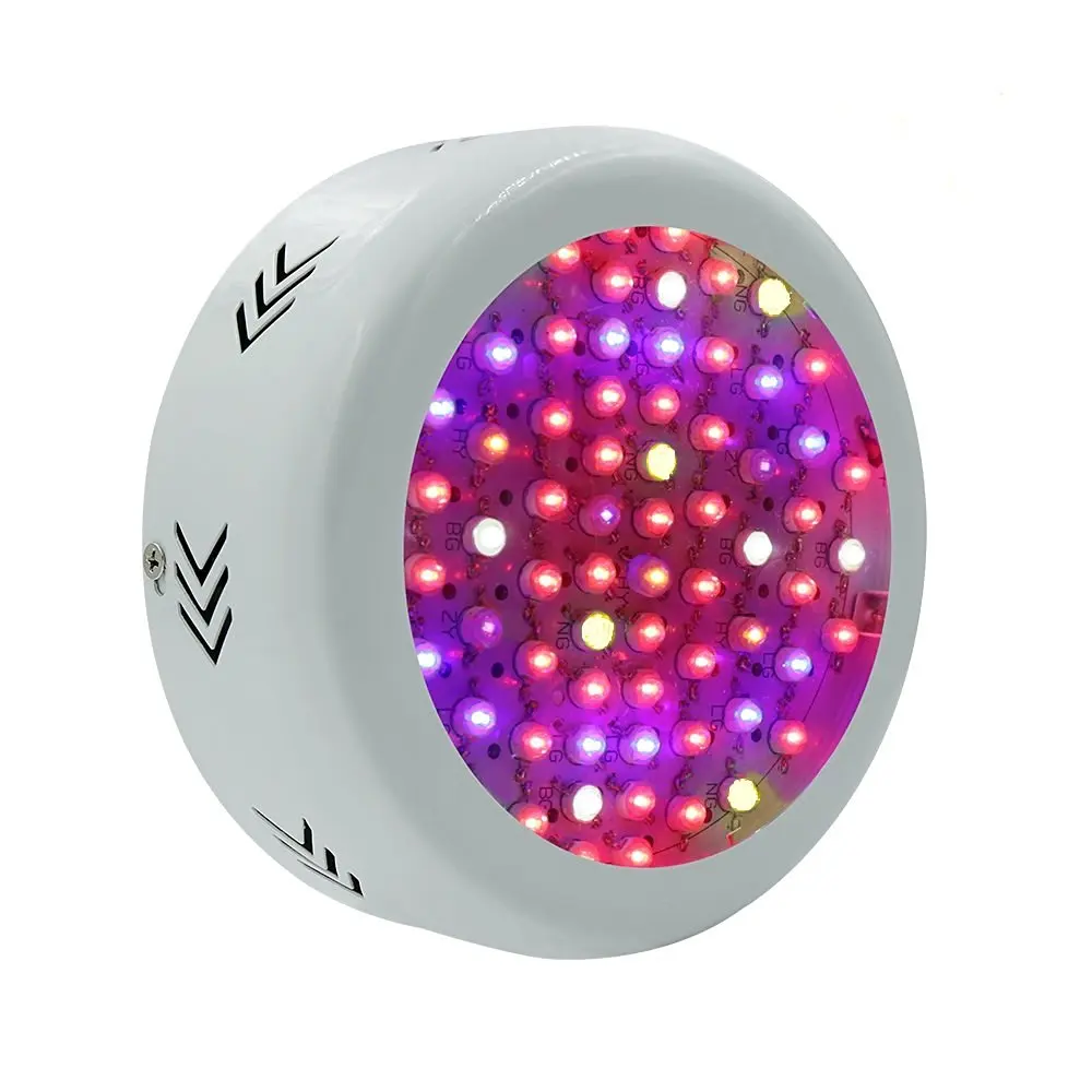 Led 전체 스펙트럼 성장 조명, 150W, UFO 50led, 식물 개화 조명, 110-240v, 실내 수경 재배 조명