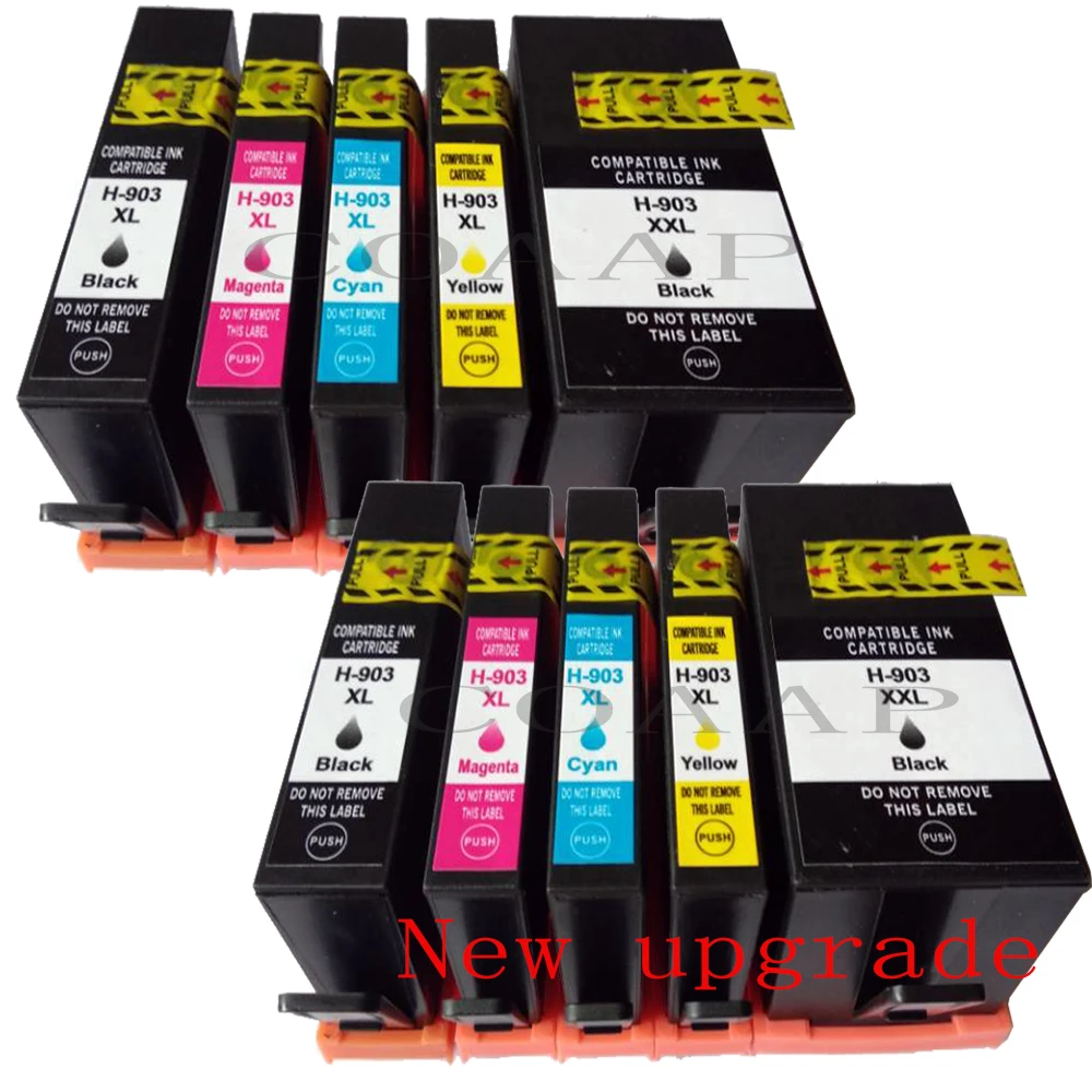 New upgrade 903 903XL compatible ink cartridge for hp Officejet Pro 6950 6960 6961 6963 6964 All-in-one Printer, hp 903XL 907XL