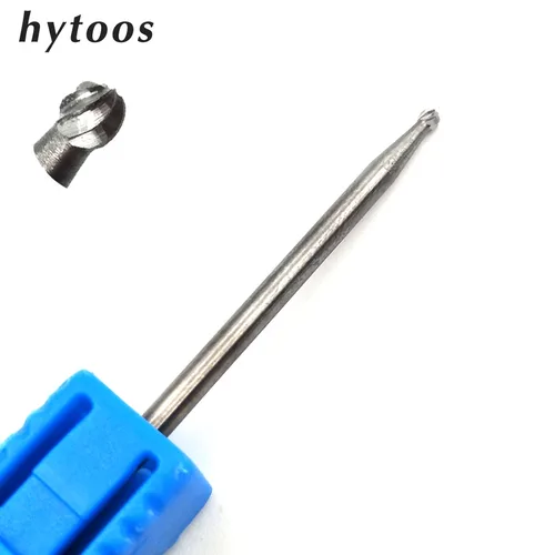 HYTOOS-1.6mm 볼 텅스텐 카바이드 네일 드릴 버 비트 3/32 