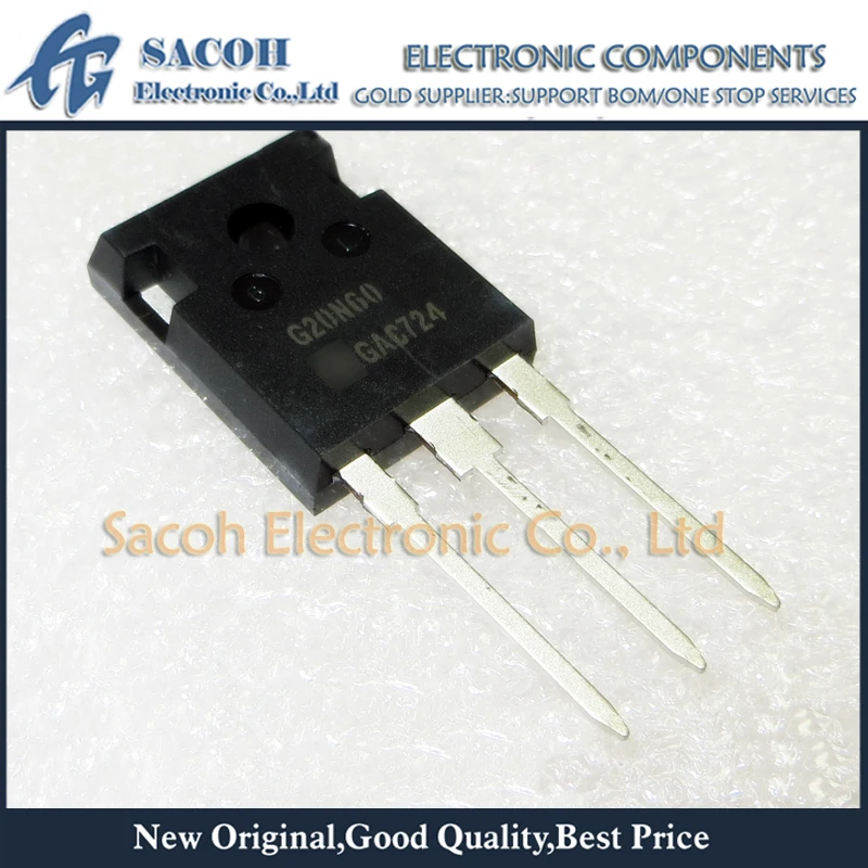 Refurbished Original 10Pcs/Lot SGW20N60 G20N60 OR SGW20N60HS G20N60HS 20N60 TO-247 20A 600V Power IGBT Transistor