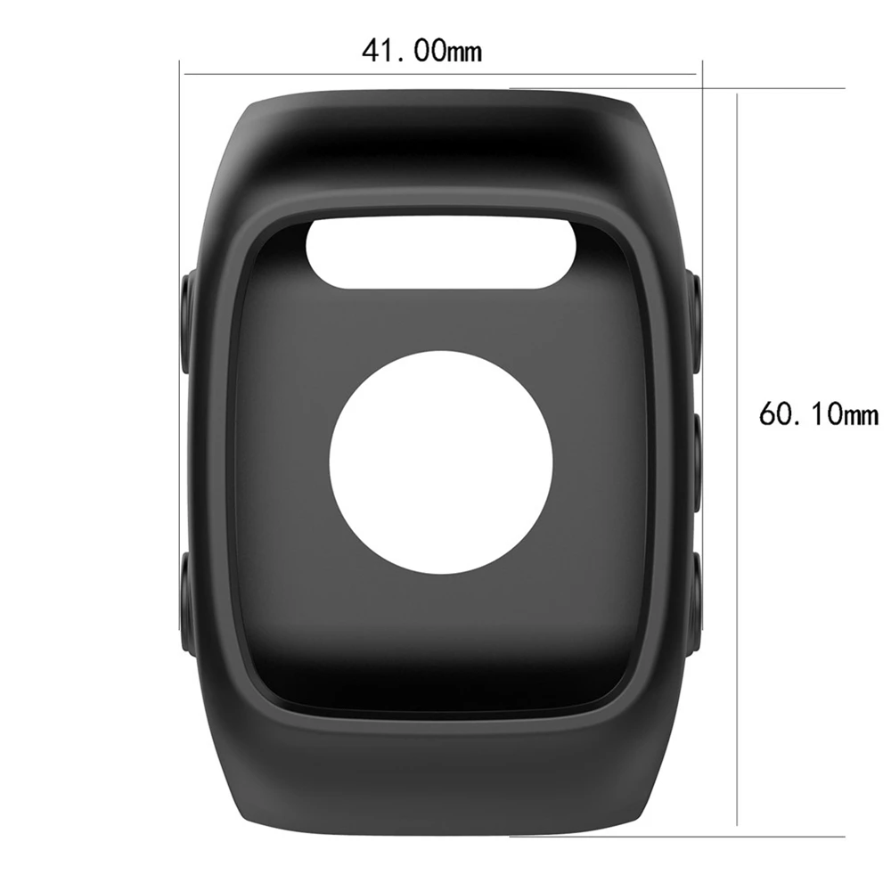 Caso protetor para polar m400 m430 esportes assista capa caso silicone macio para polar m400 & m430 escudo
