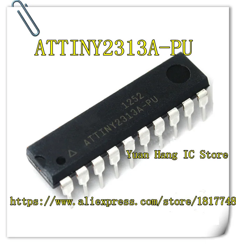 10PCS/LOT ATTINY2313A-PU ATTINY2313A PU ATTINY2313 ATTINY 2313 ATMEL 8-bit Microcontroller chip New ORIGINAL