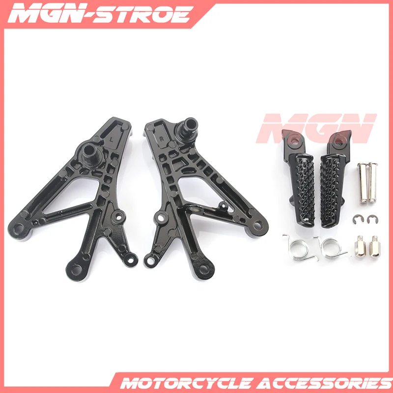 Front Footpegs Foot Pegs Footrest Pedals Bracket For CBR600 F4 CBR600F4 1999-2000 CBR600F4I CBR600 F4I 2001-2006