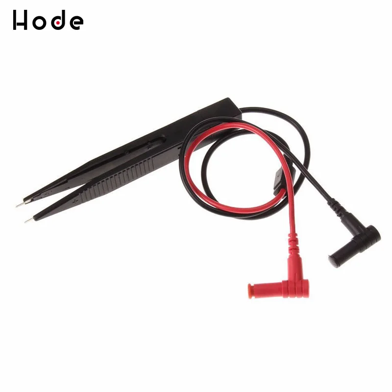 Digital Multimeter smd inductor test clip probe Tweezers for Resistor Multimeter Capacitor щупы для мультиметра