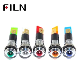 FILN FL1M-10SJ-1 rosso verde giallo blu bianco led 6 v 24 v 36 v 48 v 110 v 220 v 12 v indicatore di luce