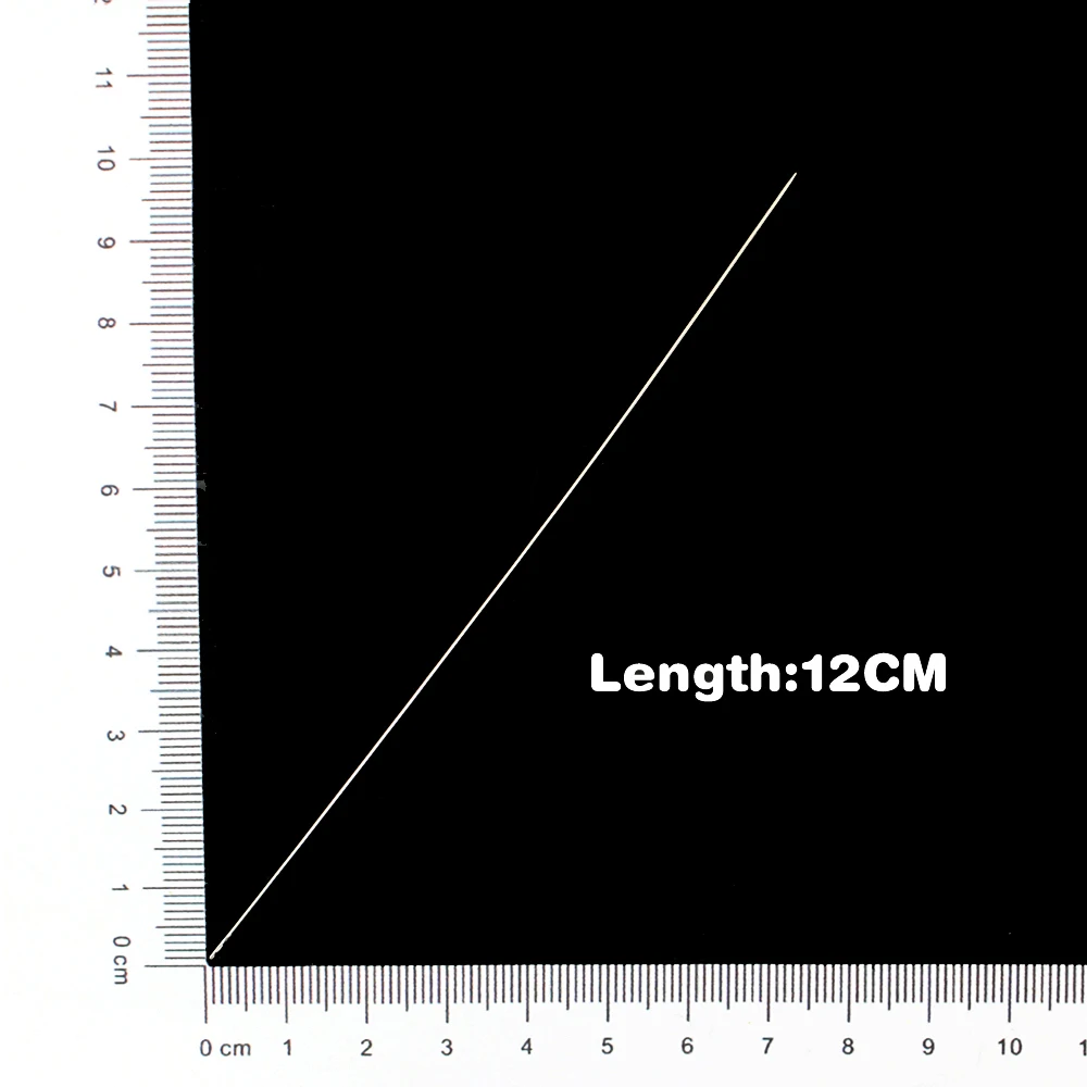高品質の長さ約 12 センチメートル 10 ピース/ロットビーズ針スレッディング文字列/コードシルバーメッキジュエリーツール Diy のジュエリー所見