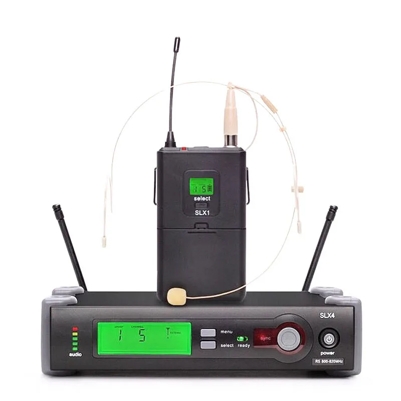 UHF SLX24/BETA58A Professional Wireless Microphone Handheld Lavalier Headset Single channel