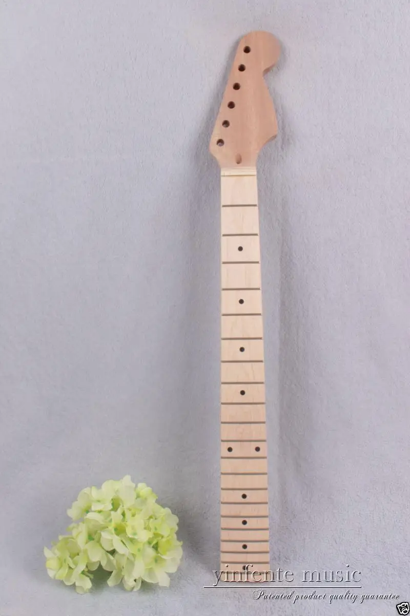 

1pcs electric guitar neck 21 fret 25.5'' solid wood Fretboard Truss Rod #778