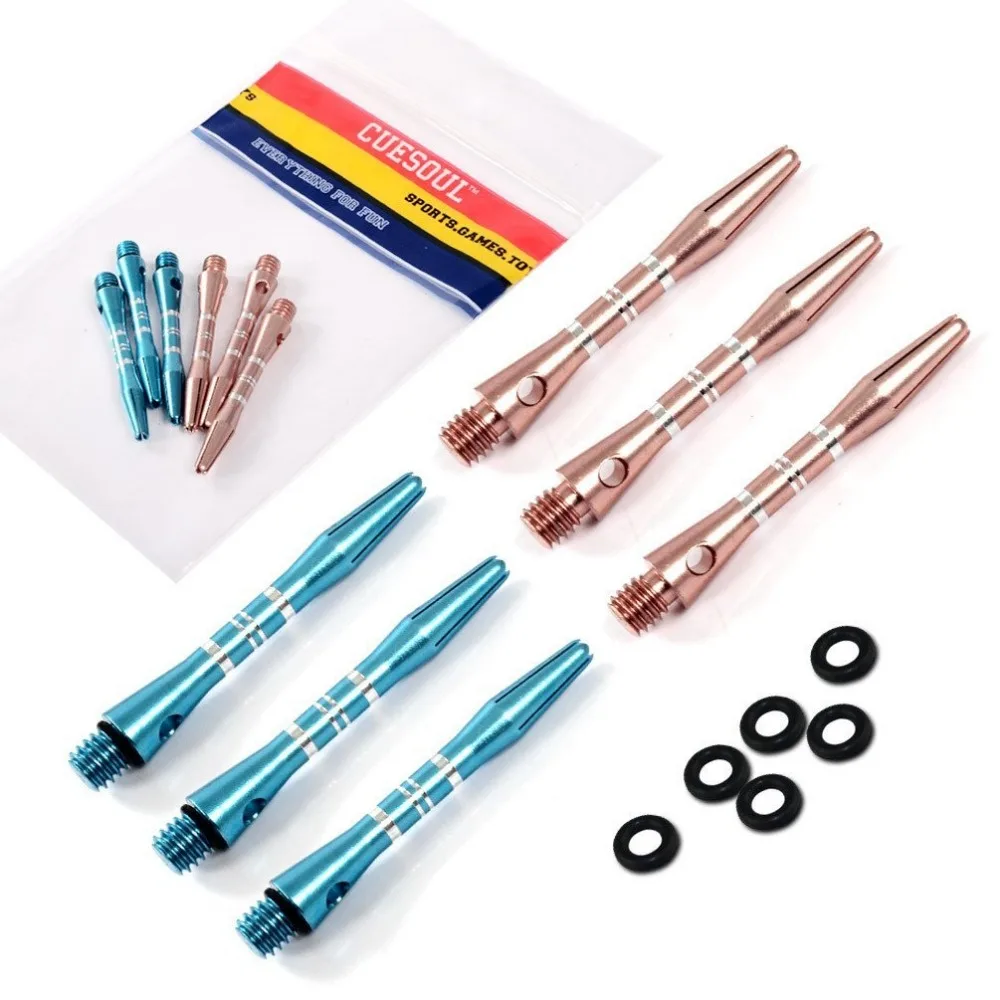 

CUESOUL 2 Set Aluminum Material Dart Shafts 2BA Groove Dart Stem with O'rings