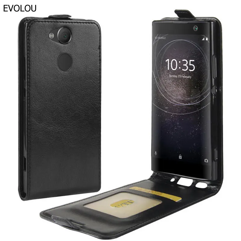 

Vertical Flip Leather Cover For Sony Xperia XA2 Case H4133 H4113 H3113 5.2inch Up Down Leather Case For Sony XA2 Phone Bag skin