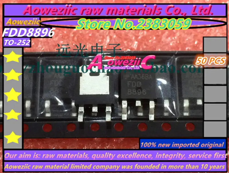 Aoweziic 2018 + 100 новый импортный оригинальный полевой эффект FDD8896 TO-252 30В 94A