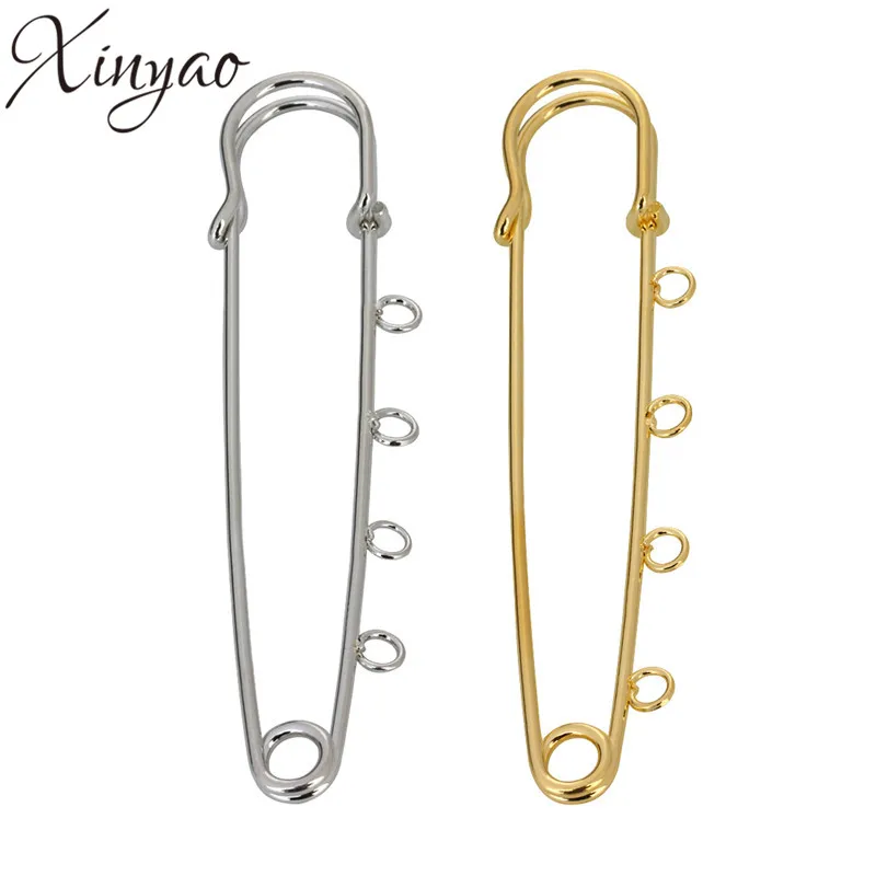 

5/10pcs 21x90mm Safety Pins Brooch Blank Base Big Long Metal Wedding Brooch Pins Needles for Jewelry Making Supplies Accessories