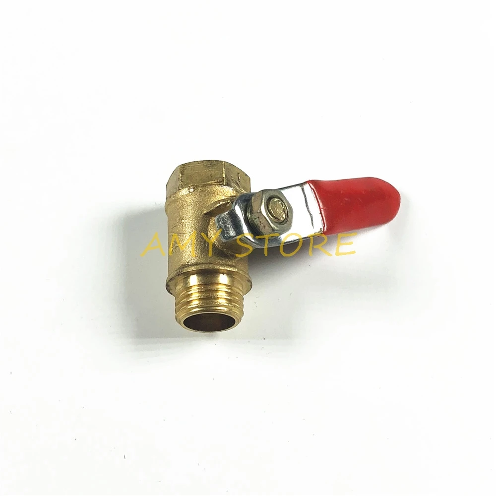 1/4 "BSPT หญิง X 1/4" BSPT ชายเกลียว 2 Way วาล์วบอลวาล์วทองเหลืองสำหรับน้ำมันน้ำ