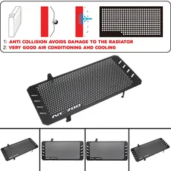 Motorcycle Radiator Side Guard Grill Grille Cover Protector for Honda NC700X NC700S NC750X NC750S 2012-2018 2013 2014 2015 2016