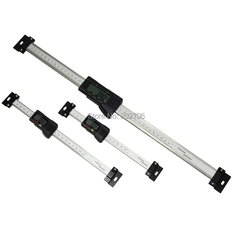 0-150mm 200mm 300mm Digital Horizontal Scale Units Horizontal Electronic Scale Unit LCD Display Inch/MM Machinist Tools